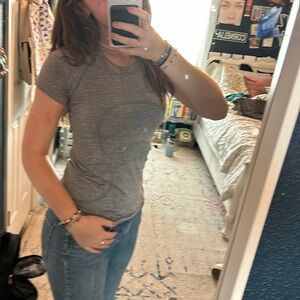 Lululemon Grey Swiftly Tech T-shirt 2.0 Running Size 4